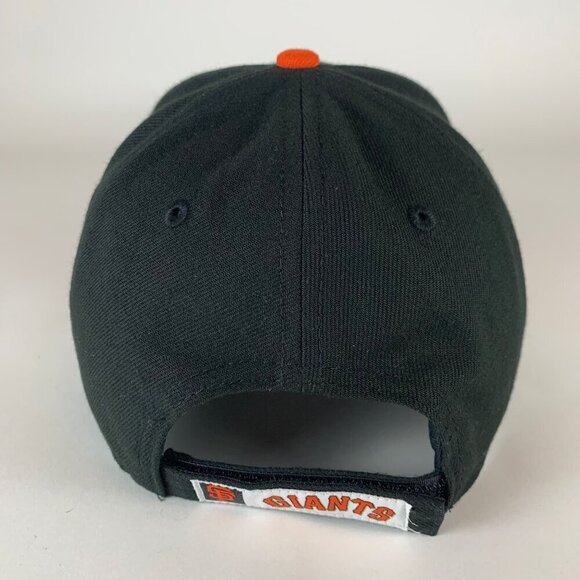 San Francisco Giants MLB Black Orange New Era 9Forty Strapback Hat - Picture 3 of 6